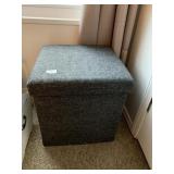 STORAGE OTTOMAN GRAY