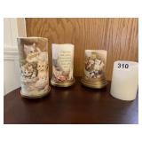 CAT CANDLES BATTERY OP