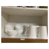 MIKASA CUPS 8, MIKASA BOWLS 7