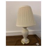 WHITE LAMP 16.5" H UNMARKED