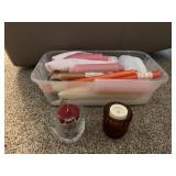 CANDLE HOLDER & CANDLES