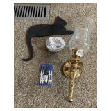 SCONCE, CAT TRINKET BOX, ETC.