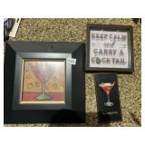 KEEP CALM AND CARRY A COCKTAIL SIGN, MARTINI SIGN