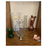 VASES, BATTERY OPERATED CANDLE