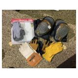 KNEE PATS, NEW GLOVES