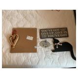 CORK BOARD, CAT TRIM SITTER, ETC.