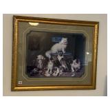 CAT PRINT, SIGNATURE BOTTOM LEFT AS SHOWN IN