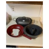 ROASTER, FRYING PAN, BUNT PAN