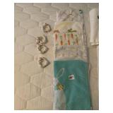 NAPKIN RINGS, TOWELS