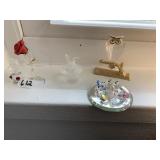 MINI ROSE, OWL, RABBIT IN HAT