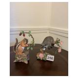 LENOX EASTERN CHIPMUNK & LENOX RACCOON