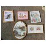 PICTURES CREEK SCENE, BUTTERFLIES, CATS, ETC.