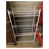 41X23X13 WHITE METAL SHELF
