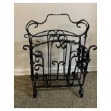 METAL MAGAZINE HOLDER 19 H X 14 W X 7 D