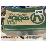 ASSORTED LEAD CAST BULLETS ALBERTSON