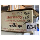 9MM LEAD PISTOL BULLETS