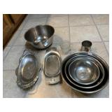 METAL BOWLS, ETC.