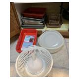 BAKING PANS, CASSEROLE, STRAINER