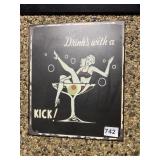 DRINK W/ A KICK SIGN