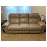DUAL RECLINER SOFA WITH USB PORT INSIDE, TAN IN