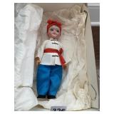 CELLULOID FACE DOLL 10" H