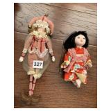 CLOWN ON TIN SCOOTER WIND UP NO KEY 4.5" X 5"