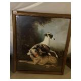 WHIPPETS BY BERNARD DE CHAVIERE 30" X 24