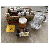 ASSORTED PAINTS, NEW SINK DRAIS