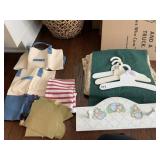 GIFT HANGERS, LINENS, WINE CORK, BUNNY COAT RACK,