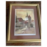 TALLINN 11" X 9" SIGNED PRINT