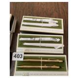 CROSS PENS ENGRAVED HW NEW SET