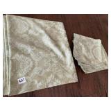TABLECLOTH AND 8 NAPKINS FITS D R TABLE
