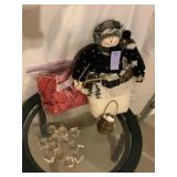 SNOW MAN, ACRYLIC ORNAMENTS