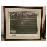 ARNOLD PALMER SIGNED "ARNIE IN CHURCH" 30" X 33"