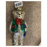 GLASS BEAR ORNAMENT