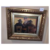 BEARDED MAN OIL ON CANVAS 14.5" X 12ï¿½ WOOD FRAME