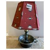 CANDLE STICK W/ SHADE