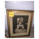 PENELOPE 18.5" W X 22.5 SIGNED LR REYNOLDS SEE