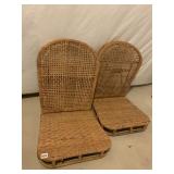 TWO FOLDING SEATS GREAT FOR PICNIC OR OUTDOOR