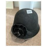 CYNTIA ROWALY WOOL HAT W/ BOW