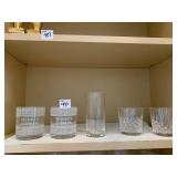 MAKER MARK HIGHBALL, 2 WATERFORD HIGHBALL AND