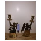 ANGEL CANDLE HOLDERS