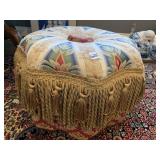 FRINGED PUFF 18" D X 11" H