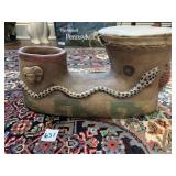 DRUM W/ SNAKE ACCENT ON SIDE