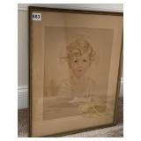 LOVE ETERNAL IDNA FRANCES DELL 21" X 16"