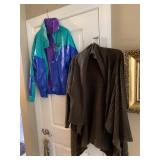 RALPH LAUREN PLAID W/ LEATHER PATCHES ON ELBO &