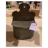 WALL TIN MATCH HOLDER