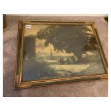 JOHN MURHEAD R.S.W. 1907 ON BOARD UNDER GLASS 18"