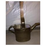 BRASS WATERING CAN W/ HANDLE