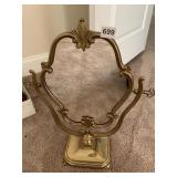 20" H BRASS MIRROR